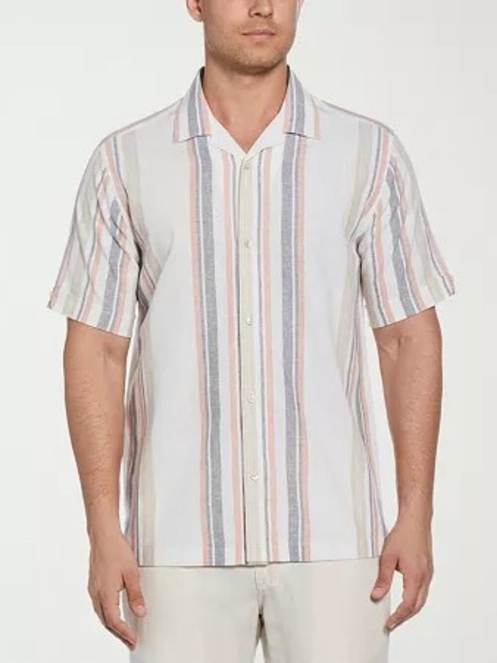 Cubavera short sleeve button-front shirt. NWT